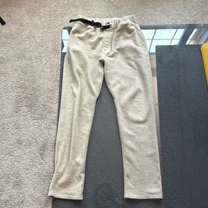 Patagonia Pants Men's Medium Ivory Lightweight Synchilla Snap -T Fleece 56676